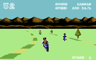 Enduro Racer screenshot 4 for Commodore 64